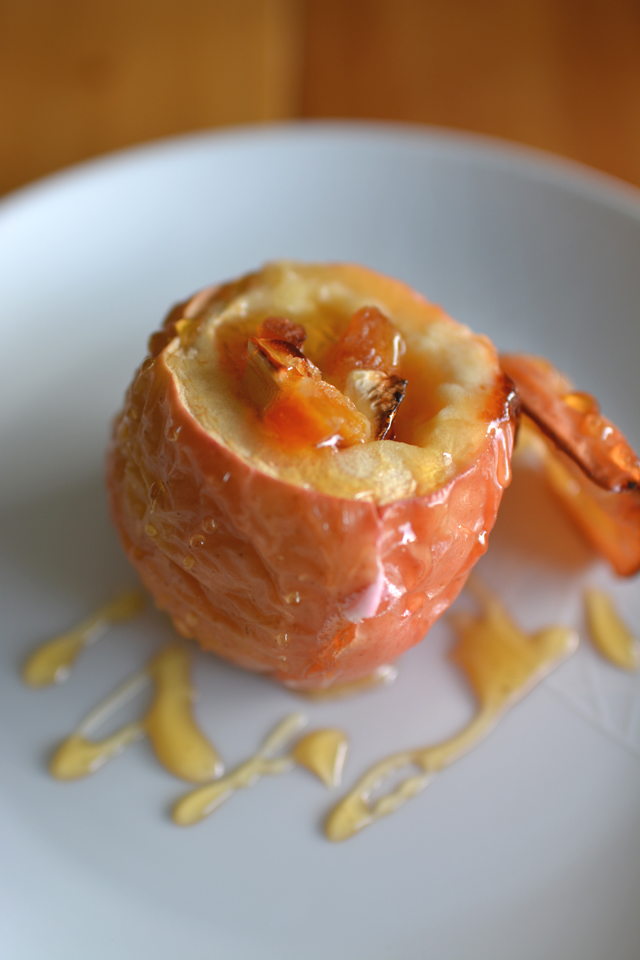 01 Camembert and Apricot Baked Apples