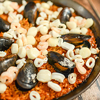 Spanish Seafood Paella | Tikkido