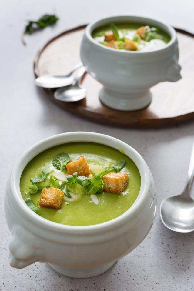 5 Ingredient Pea and Mint Soup and the launch of "