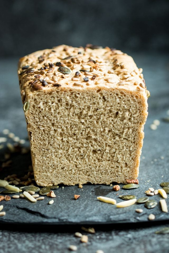 A healthy, wholewheat spelt loaf. Try making your own homemade bread to give your sandwiches a whole new level of amazingness this week!