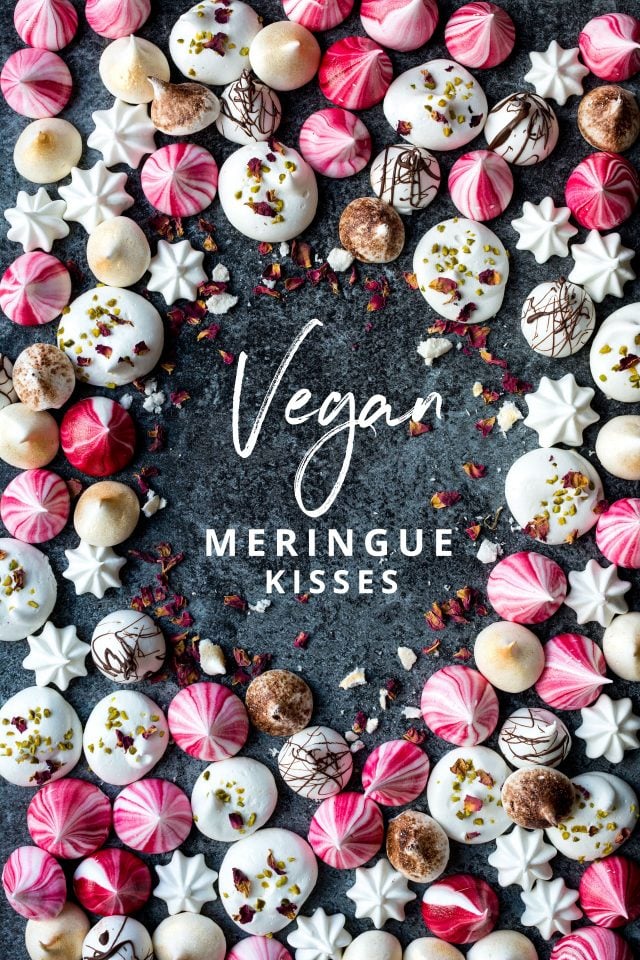 Vegan Meringue Kisses, the perfect little festive treat