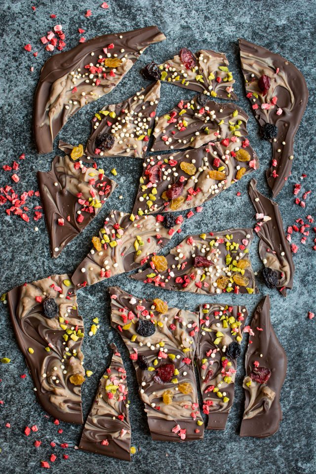 DIY Vegan Chocolate Bark - the perfect festive gift!